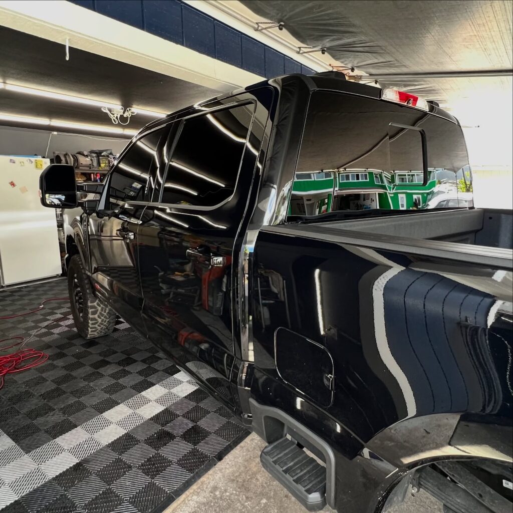 ceramic window tinting installed on a truck in Kaneohe, HI